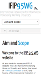 Mobile Screenshot of ifip95wg.org